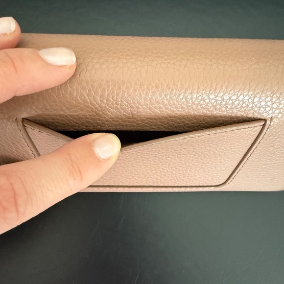 Mulberry Darley Wallet in Small Classic Grain – Dark Blush (J111) - Picture 10 of 10